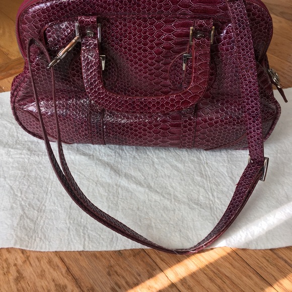 Purple snake print purse - Picture 4 of 8